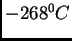 $-268^0 C$